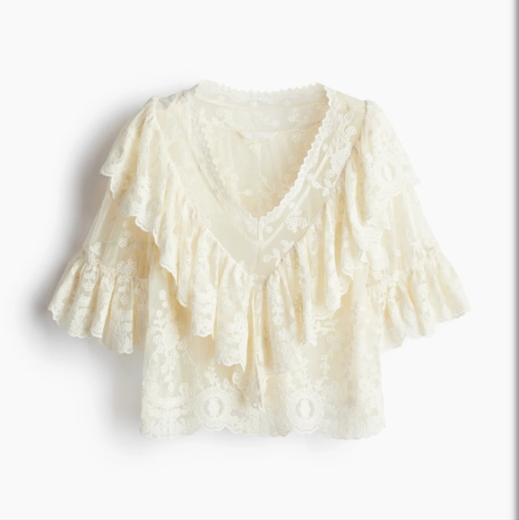H & M Lace Blouse - Picture 3 of 6